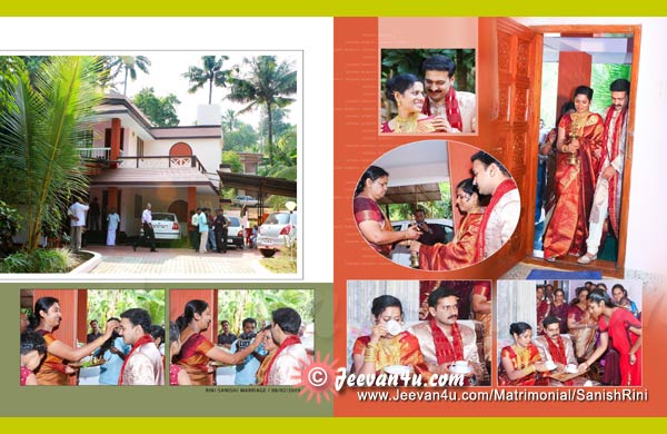 Sanish Rini Marriage Photos Kerala 